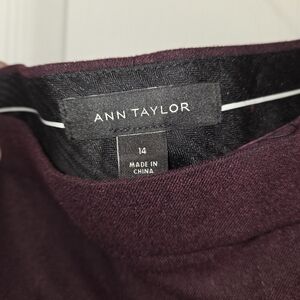Ann Taylor Burgundy Top